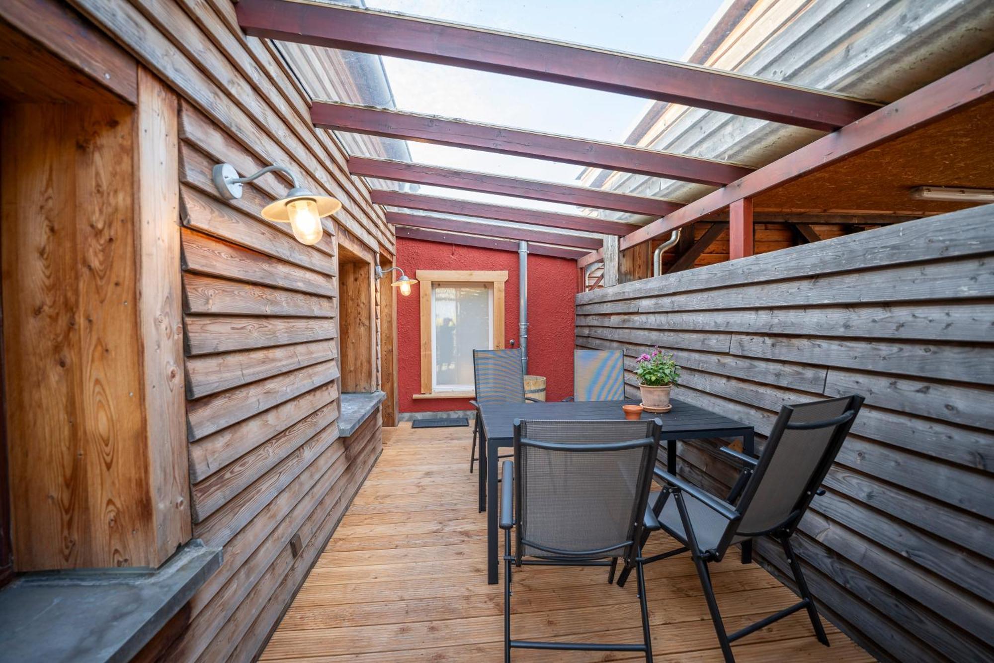 Ferienwohnung Haus Unterm Mammutbaum - Elberadweg Magdeburg Exterior foto