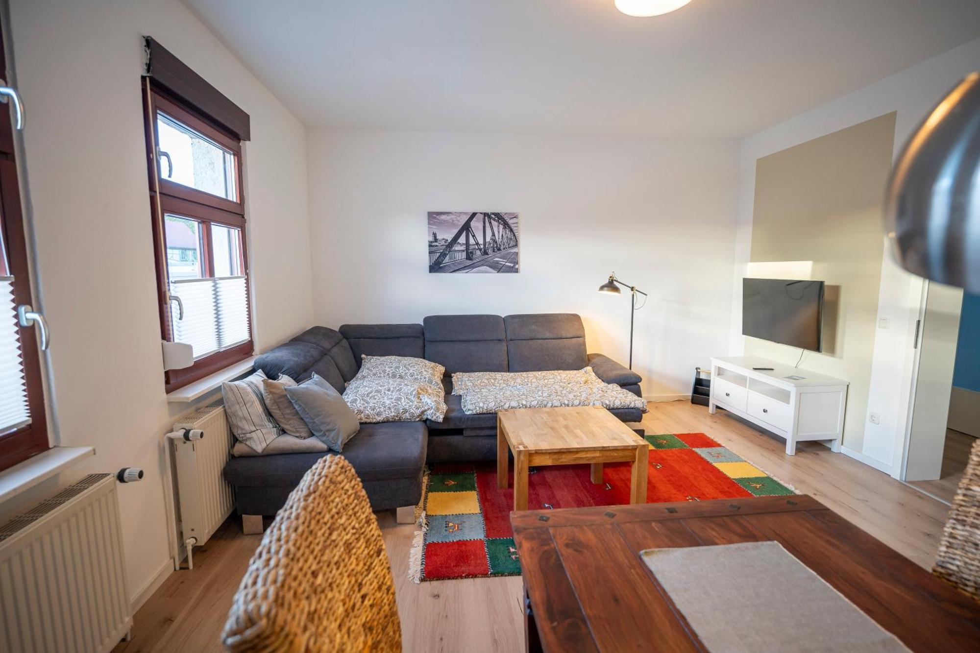Ferienwohnung Haus Unterm Mammutbaum - Elberadweg Magdeburg Exterior foto