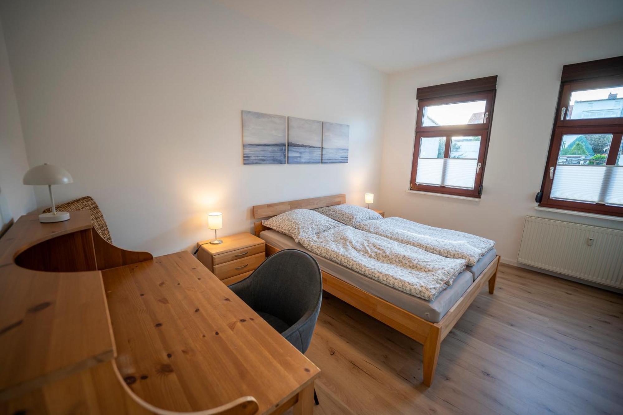 Ferienwohnung Haus Unterm Mammutbaum - Elberadweg Magdeburg Exterior foto