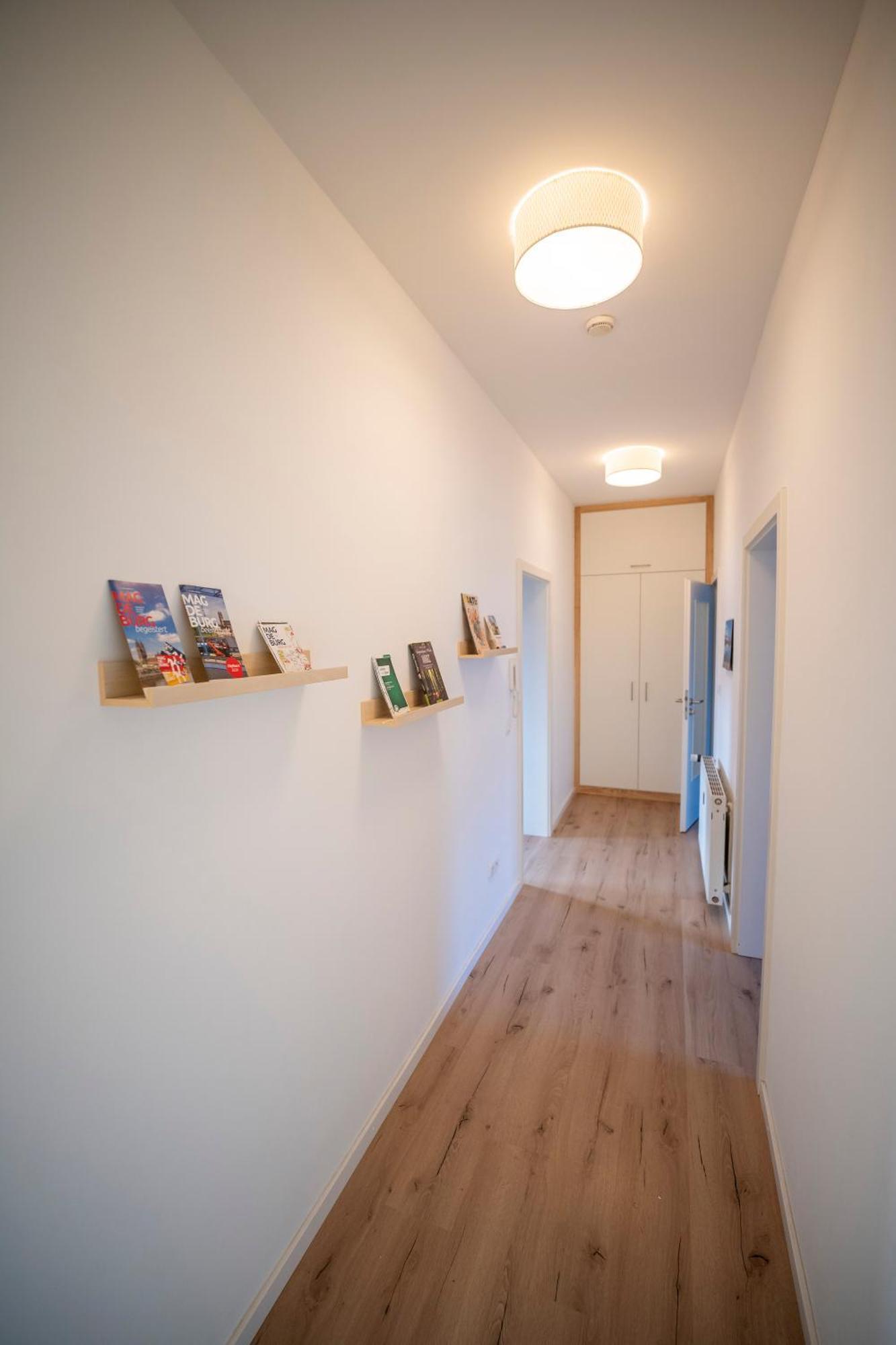 Ferienwohnung Haus Unterm Mammutbaum - Elberadweg Magdeburg Exterior foto